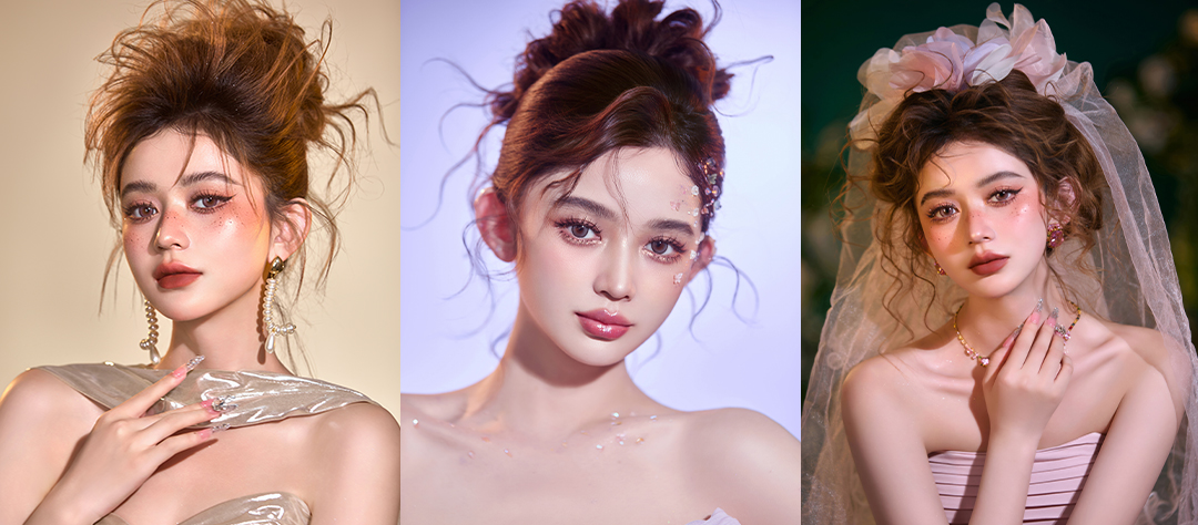 网感千金风&亚裔混血造型（3款）